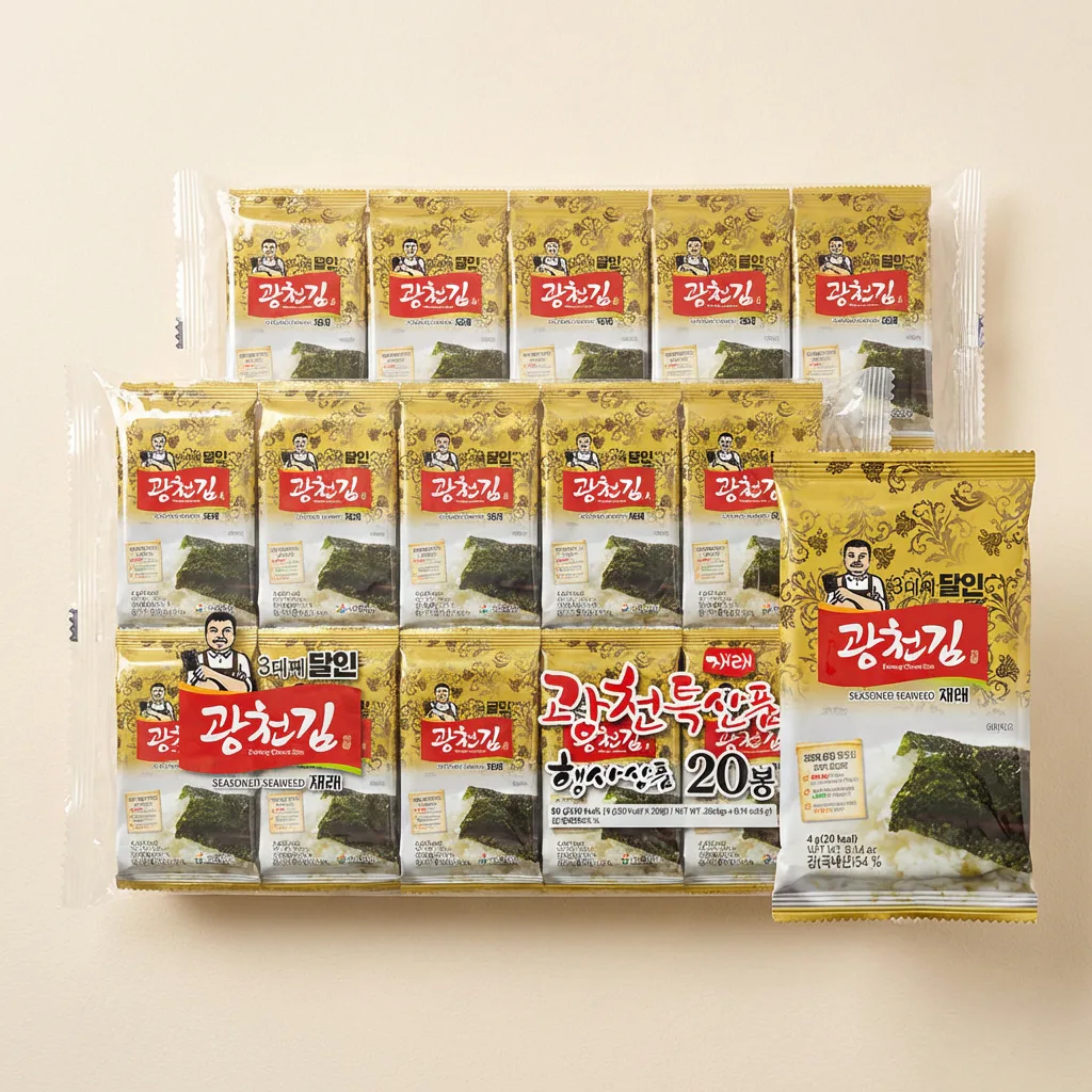 3대째 달인 광천김, 4g, 40봉