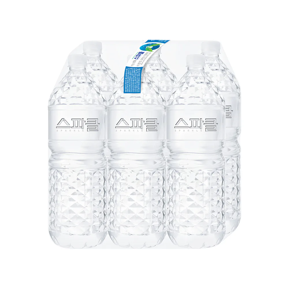 스파클 생수, 무라벨, 2L, 24개